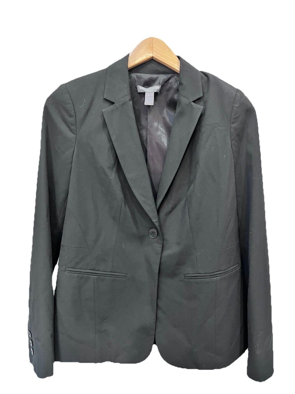 A Pea in the Pod Maternity Blazer Womens Small Black Single Button Business Top